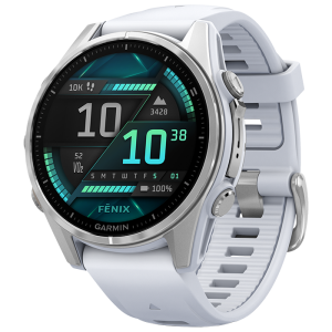 Garmin fēnix® 8 - 43 mm AMOLED Steinweiss/Silber 010-02903-00