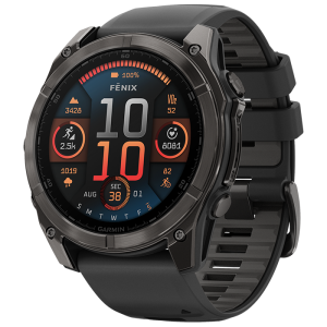 Garmin fēnix® 8 - 51 mm AMOLED Schwarz/Carbongrau 010-02905-21