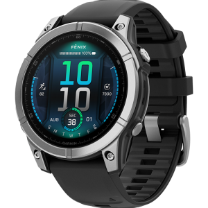 Garmin fēnix® E - 47 mm AMOLED Schwarz/Silber 010-03025-00