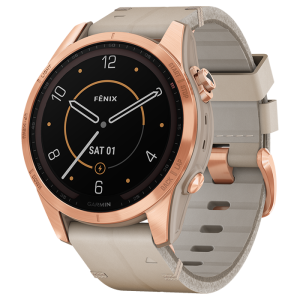 Garmin fēnix fēnix® 7S Sapphire Solar Edition roségold/kalksteinfarben 010-02539-35