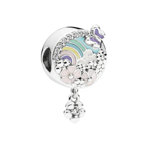 Pandora Charm mit klarem Cubic Zirkonia und Emaille 797999ENMX