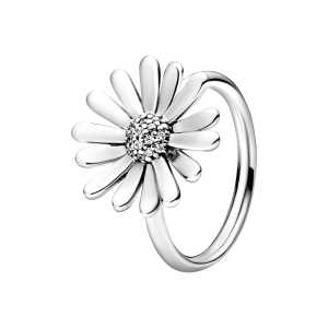 Pandora Ring Pavé Gänseblümchen Statement mit Cubic Zirkonia 198817C01