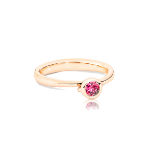 Tamara Comolli Bouton BOUTON Ring Solitaire Spinell rosa R-BOU-Sol-Spi-rg