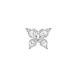 Thomas Sabo Einzel Ohrstecker Schmetterling weiße Steine H2195-051-14