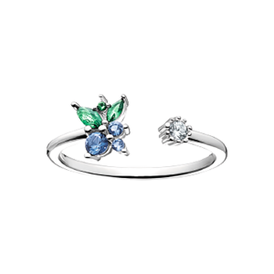 Thomas Sabo Ring Blaubeere silber TR2351-166-7