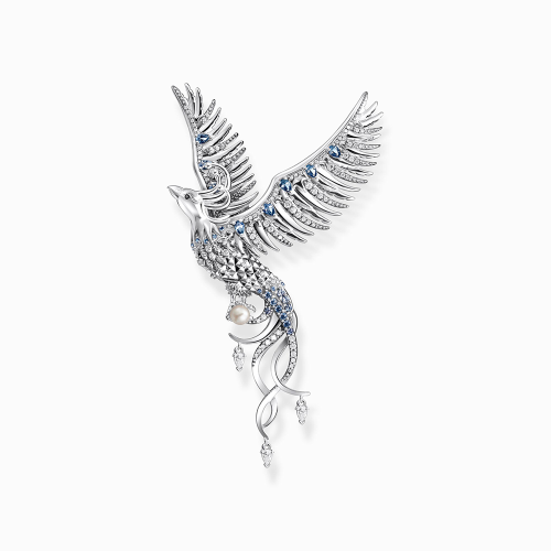 Thomas Sabo Rising Phoenix Anhänger Phönix mit blauen Steinen silber PE937-945-7