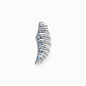 Thomas Sabo Rising Phoenix Brosche Phönix-Flügel mit blauen Steinen silber X0282-644-1