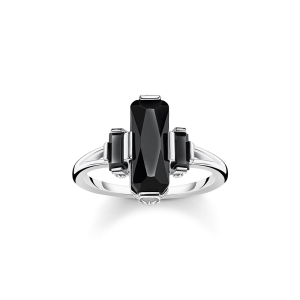 Thomas Sabo Sparkling Heitage Ring schwarze Steine TR2267-641-11