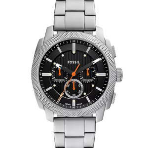 Fossil Machine Herrenuhr Chronograph Edelstahl FS6095