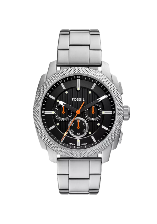 Fossil Machine Herrenuhr Chronograph Edelstahl FS6095