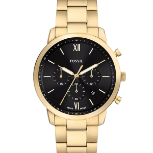 Fossil Neutra Chrono Herrenuhr Edelstahl goldfarben FS6093