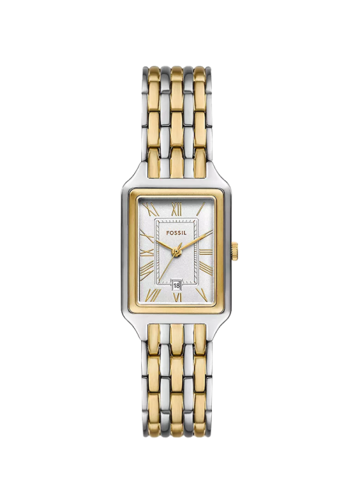 Fossil Raquel Damenuhr Edelstahl bicolor ES5368