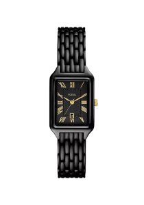 Fossil Raquel Damenuhr Edelstahl schwarz ES5385