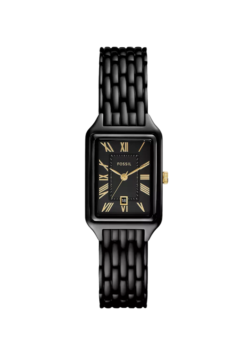 Fossil Raquel Damenuhr Edelstahl schwarz ES5385