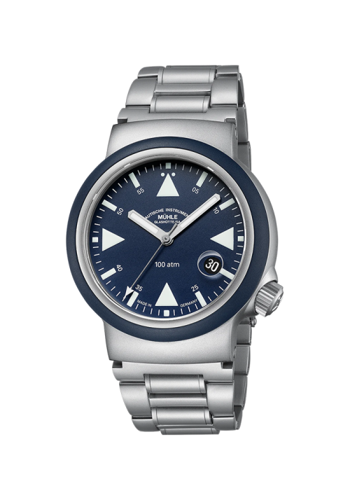 Mühle Glashütte Einsatzuhren S.A.R. Rescue-Timer Nautikblau M1-41-02-MB-II