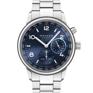 NOMOS Glashütte Club Club Sport Neomatik Weltzeit Blau 790