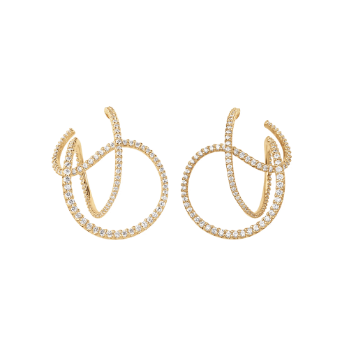 Ole Lynggaard Love Bands Twisted Love Bands Ohrringe A3096-402