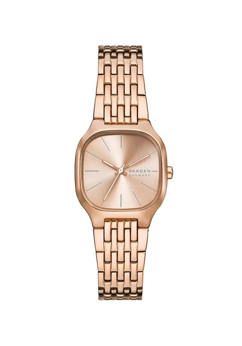 Skagen Mellem Lille Damenuhr Edelstahl roségoldfarben SKW3166