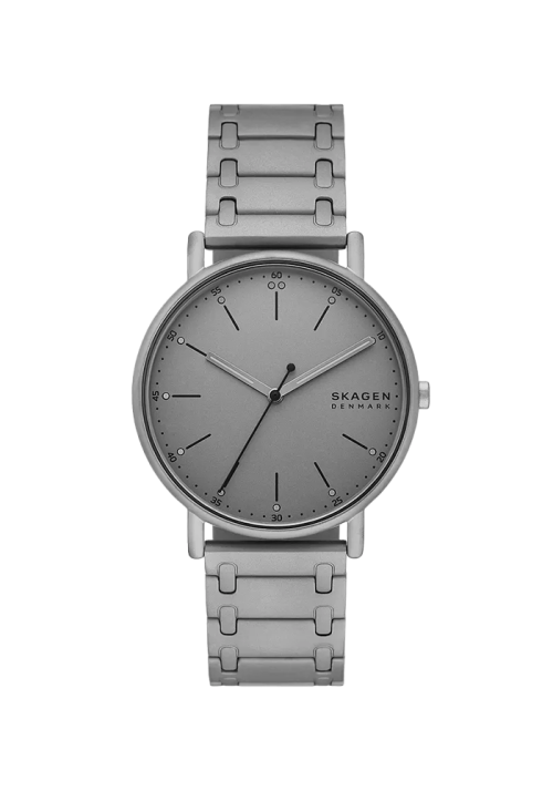 Skagen Signatur Herrenuhr Edelstahl anthrazit SKW6913