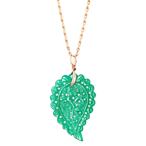 Tamara Comolli India INDIA Anhänger grüner Onyx medium P-IND-m-Jad-rg