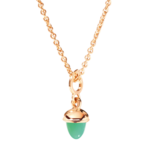 Tamara Comolli Mikado miniMIKADO Anhänger Chrysopras in Roségold P-mMC-Chry-rg