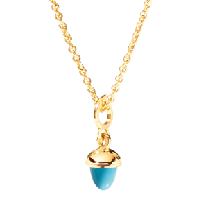 Tamara Comolli Mikado miniMIKADO Anhänger Türkis in Gelbgold P-mMC-Tur-yg