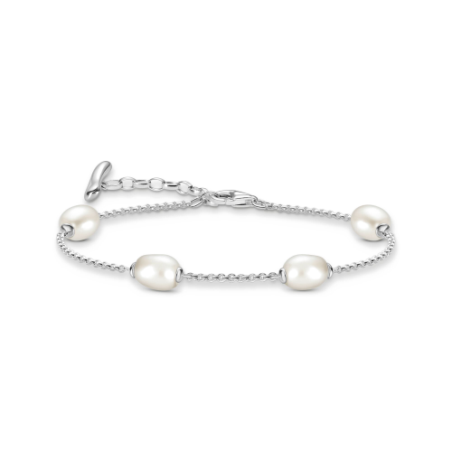 Thomas Sabo Armband mit Perlen Natural Beauty Silber A2189-082-14