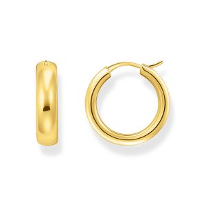 Thomas Sabo Bold Elegance Creolen Chunky-Design vergoldet CR746-413-39