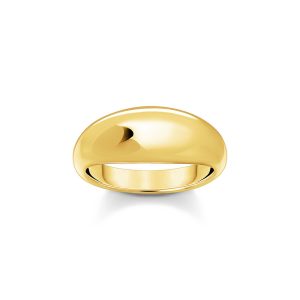 Thomas Sabo Bold Elegance Ring mit zeitlos-edlem Design vergoldet TR2472-413-39
