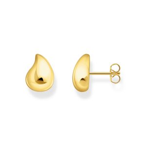 Thomas Sabo Bold Elegance Tropfen-Ohrstecker mit organischer Form vergoldet H2303-413-39