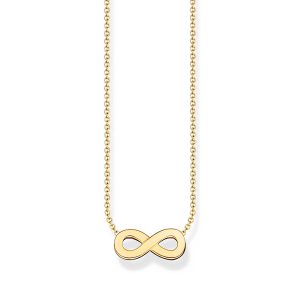 Thomas Sabo Essentials Kette mit Infinity-Anhänger vergoldet KE2221-413-39