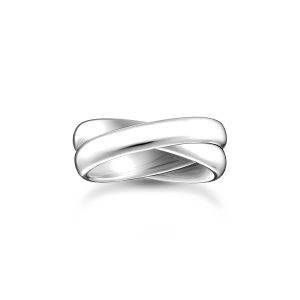 Thomas Sabo Essentials Ring Duo schmal Silber TR2490-001-21