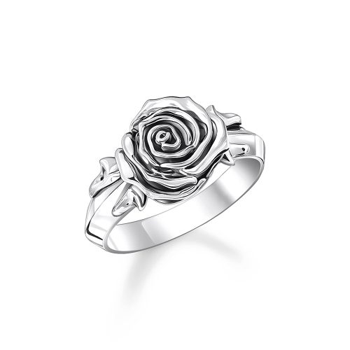 Thomas Sabo Midnight Rose Ring Midnight Rose Silber TR2487-637-21