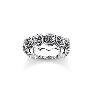 Thomas Sabo Midnight Rose Ring Midnight Rose Silber TR2488-637-21