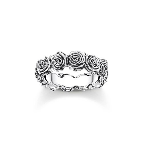 Thomas Sabo Midnight Rose Ring Midnight Rose Silber TR2488-637-21