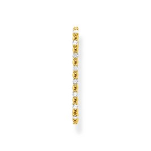 Thomas Sabo True Romance Einzel Ohrstecker weiße Steine gold H2155-414-14