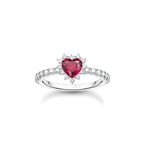 Thomas Sabo True Romance Herz-Ring Romance Silber TR2484-013-10