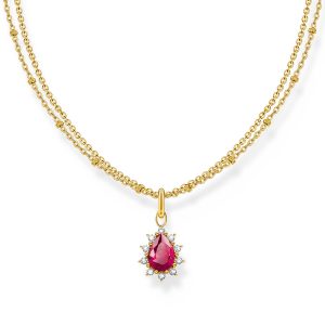 Thomas Sabo True Romance Kette mit Anhänger Vintage Romance vergoldet KE2294-995-10