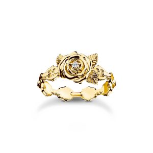 Thomas Sabo True Romance Ring Rose Roses Romance vergoldet TR2482-414-39
