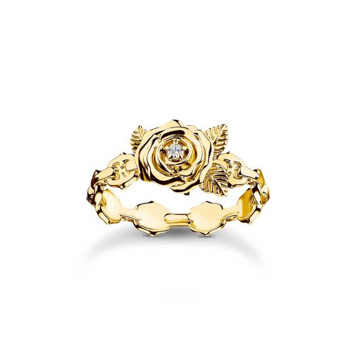 Thomas Sabo True Romance Ring Rose Roses Romance vergoldet TR2482-414-39