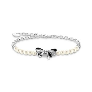 Thomas Sabo True Romance Schleifen-Armband mit Perlen Lovely Romance Silber A2171-167-11