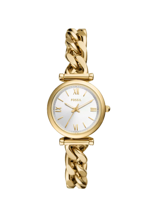 Fossil Charlie Damenuhr Edelstahl goldfarben ES5329