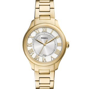 Fossil Gilmore Damenuhr Edelstahl goldfarben ES5395