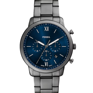 Fossil Neutra Chrono Herrenuhr Edelstahl anthrazit FS6111
