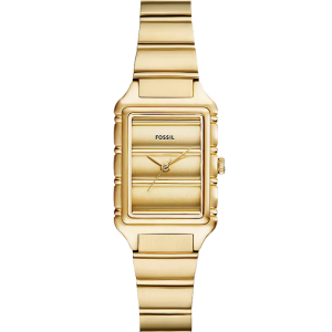 Fossil Raquel Damenuhr Edelstahl gold ES5389