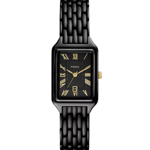 Fossil Raquel Damenuhr Edelstahl schwarz ES5385