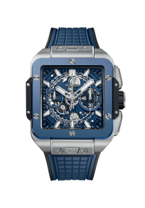 Hublot Square Bang Unico Titanium Blue Ceramic 821.NL.5170.RX