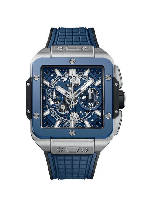 Hublot Square Bang Unico Titanium Blue Ceramic 821.NL.5170.RX