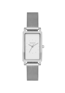 Skagen Hagen Lille Damenuhr rechteckig Milanaise Edelstahl SKW3096