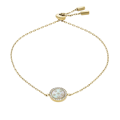 Fossil Armband Classic Mother-of-Pearl Edelstahl goldfarben JF04866710